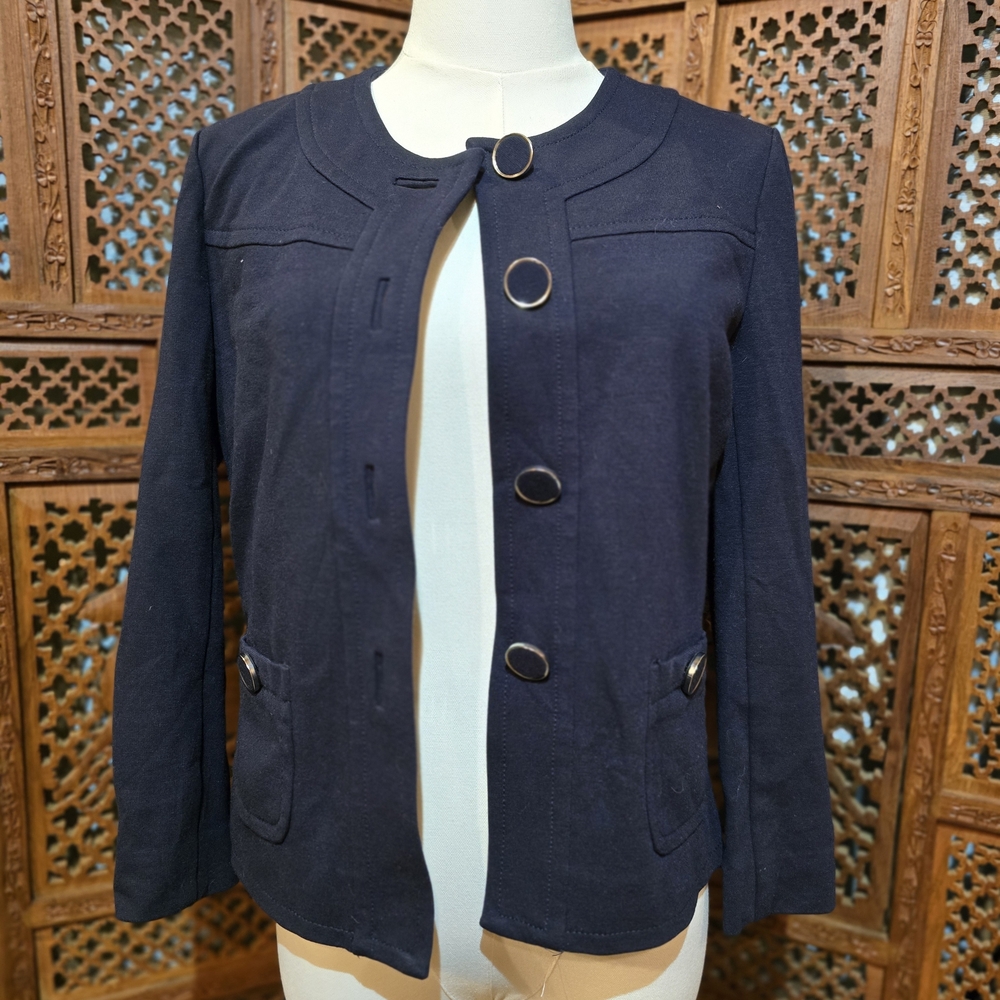 Banana Republic Navy Blazer with Ring Details - Picture 6 of 8